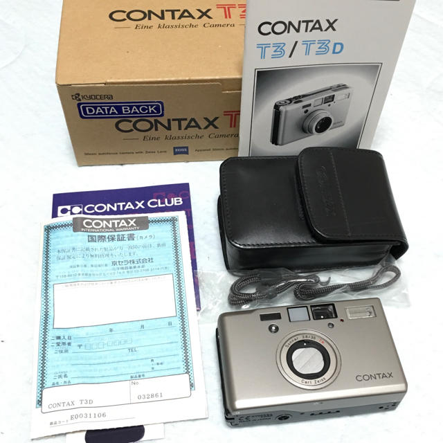 京セラ(キョウセラ)のCONTAX T3D スマホ/家電/カメラのカメラ(フィルムカメラ)の商品写真