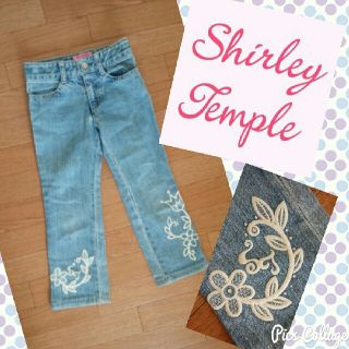 シャーリーテンプル(Shirley Temple)のShirley Temple＊デニムジーンズ　110　シャーリーテンプル(パンツ/スパッツ)