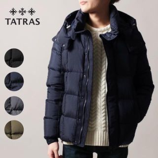 タトラス(TATRAS)の新品♪定価9.5万TATRASダウン.01サイズ.ネイビー(ダウンジャケット)