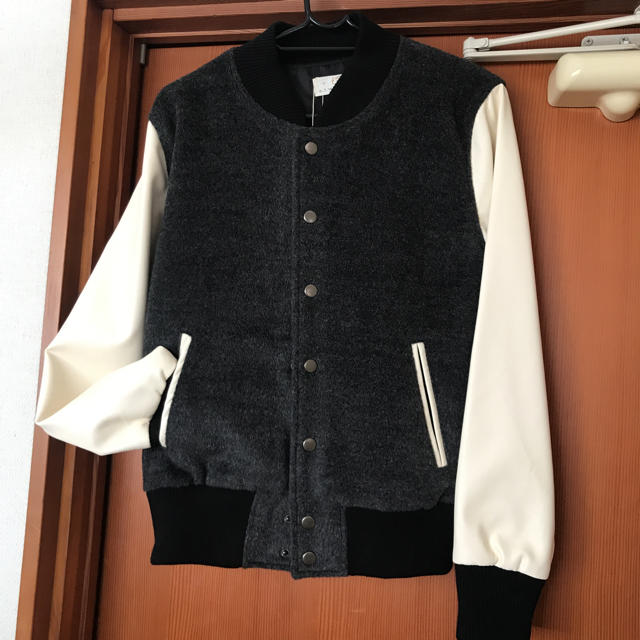 ARROW(アロー)のアロー 異素材 スタジャン ブルゾン  レディースのジャケット/アウター(スタジャン)の商品写真