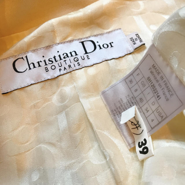Christian Dior(クリスチャンディオール)の極美品♡クリスチャンディオール Dior ジャケット レディースのジャケット/アウター(テーラードジャケット)の商品写真