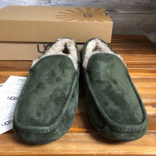 アグ(UGG)のpoo様専用 超美品 UGG 27cm グリーン 幾何学模様ショーツ セット(スリッポン/モカシン)