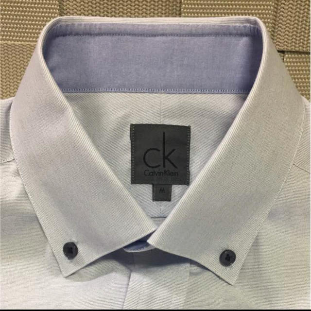Calvin Klein(カルバンクライン)のカルバンクライン  半袖ワイシャツMサイズ  未使用品 メンズのトップス(シャツ)の商品写真