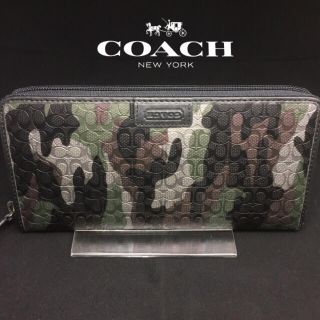 コーチ(COACH)の限定セール❣️新品コーチ長財布F74546 ミニシグ カモフラ迷彩柄(長財布)