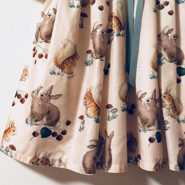 Leur Squirrel&Rabbit 袖付きワンピースの通販 by 125princess's shop｜ルルゲッタならラクマ Getter - ルルゲッタ 正規品人気
