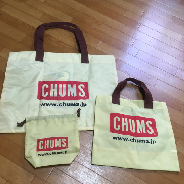 CHUMS(チャムス)のCHUMS 限定エコバッグ3点セット♪ レディースのバッグ(エコバッグ)の商品写真