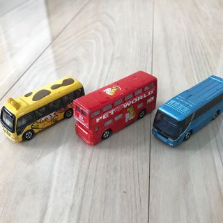 タカラトミー(Takara Tomy)のトミカ バス3台まとめ売り(ミニカー)