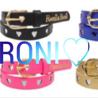 ロニィ(RONI)のRONI♡ハート穴細ベルト(その他)