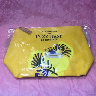 ロクシタン(L'OCCITANE)の【お値下げ】ロクシタン ノベルティ ポーチ 美容液等サンプル4点付き(ポーチ)