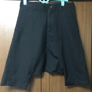 ブラックコムデギャルソン(BLACK COMME des GARCONS)のコムデギャルソン サルエル パンツ xs ブラック コム・デ・ギャルソン ハーフ(サルエルパンツ)