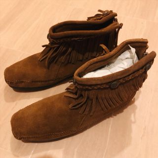 ミネトンカ(Minnetonka)の☆新品☆ミネトンカブーツ【Minnetonkaブーツ】茶色(ブーツ)