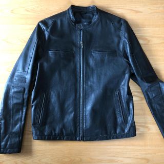 (美品) COMME CA DU MODE 本革　ジャケット　ラムレザー　M