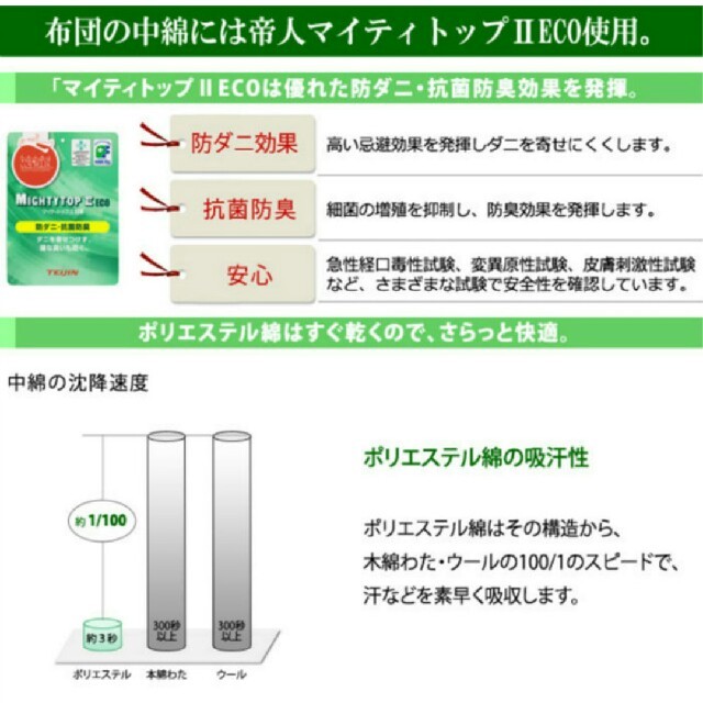 西川(ニシカワ)の【新品】送料込　敷き布団　シングル　日本製 インテリア/住まい/日用品の寝具(布団)の商品写真