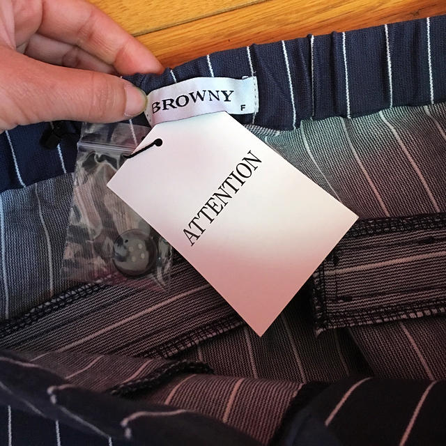 BROWNY(ブラウニー)の❤︎ストライプ~ガウチョパンツ❤︎ レディースのパンツ(カジュアルパンツ)の商品写真