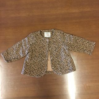 ザラ(ZARA)のZARA BABY レオパード 中綿 ブルゾン(ジャケット/上着)