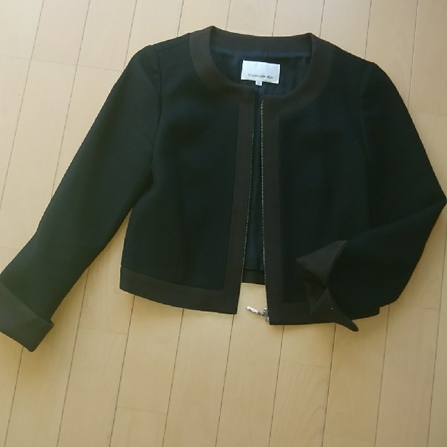 Ｍプルミエブラックのウールジャケット☆サイズ32p