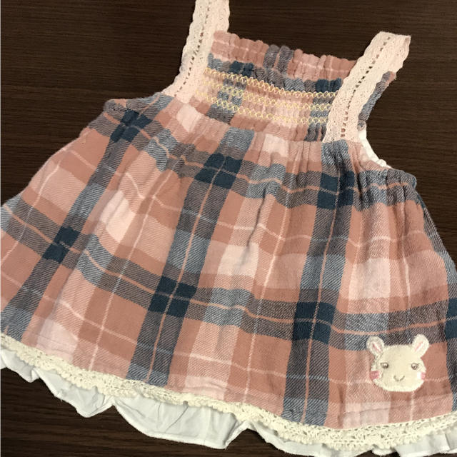 coeur a coeur(クーラクール)のチュニック ワンピース キッズ/ベビー/マタニティのベビー服(~85cm)(ワンピース)の商品写真