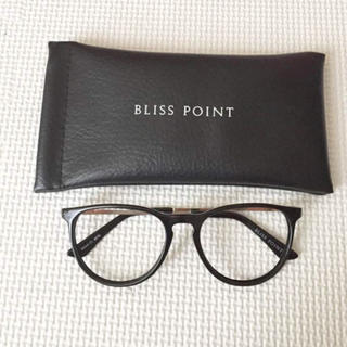 ブリスポイント(BLISS POINT)のブリスポイント 眼鏡 伊達メガネ ウエリントン  アラレちゃん(サングラス/メガネ)