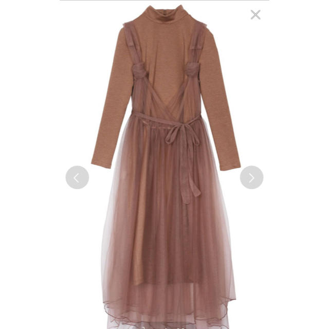 Ameri VINTAGE(アメリヴィンテージ)のROMANTIC TULLE DRESS レディースのフォーマル/ドレス(ロングドレス)の商品写真