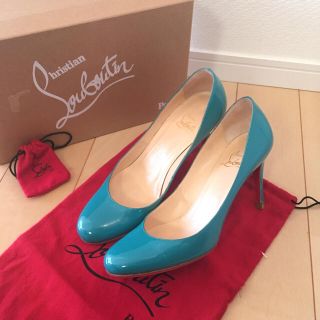 クリスチャンルブタン(Christian Louboutin)の美品❤️ ルブタン 綺麗色パテントパンプス 37(ハイヒール/パンプス)