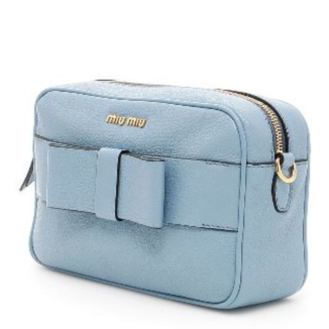 miumiu マドラスショルダーバッグ ブルー miumiu マドラスショルダーバッグ ブルー
