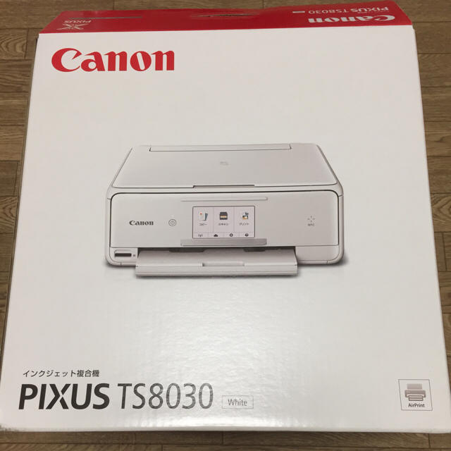 通信販売 中古 Canon キャノン プリンター PIXUS TS8030 ホワイト 白