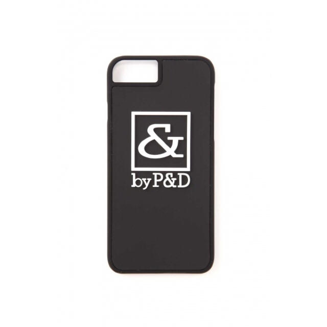 &byP&D(アンドバイピーアンドディー)の新品 新品 &byP&D スクエアロゴ iPhone6/7ケース ブラック スマホ/家電/カメラのスマホアクセサリー(iPhoneケース)の商品写真