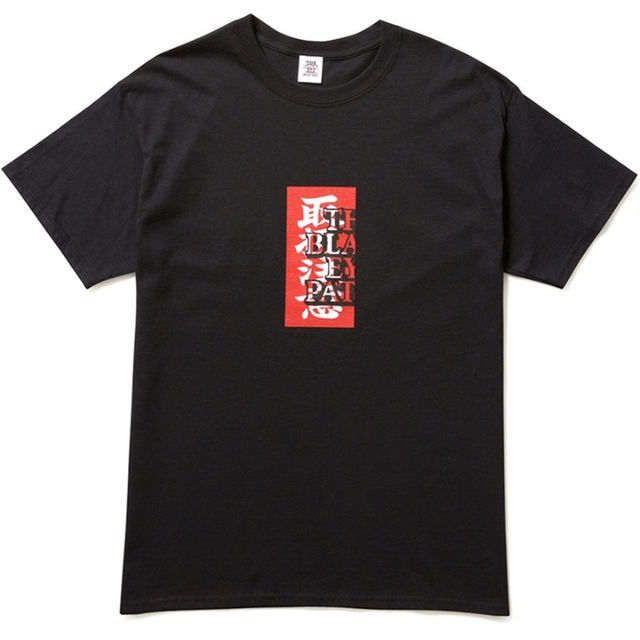 M BLACK EYE PATCH LABEL TEEブラックアイパッチTシャツ