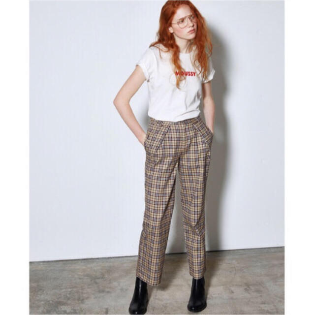 moussy - 美品moussy チェックパンツ