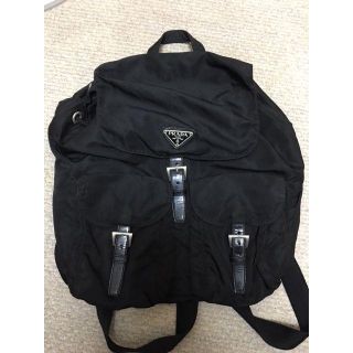 プラダ(PRADA)の鑑定済★プラダ★ナイロン×レザー 中古リュック★ブラック(リュック/バックパック)