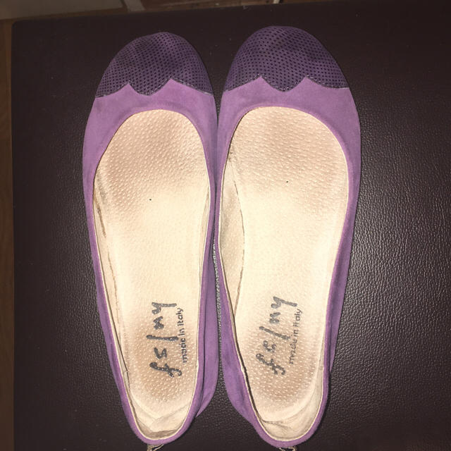 【まなとも様 専用】fs/ny wave 紫フラットシューズ サイズ6.5 レディースの靴/シューズ(バレエシューズ)の商品写真