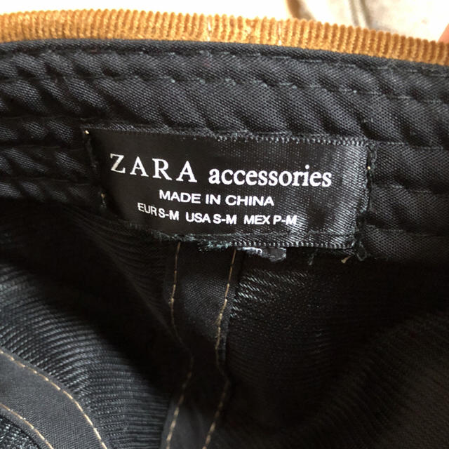 ZARA(ザラ)のZARA レディース キャップ コーデュロイ風 レディースの帽子(キャップ)の商品写真