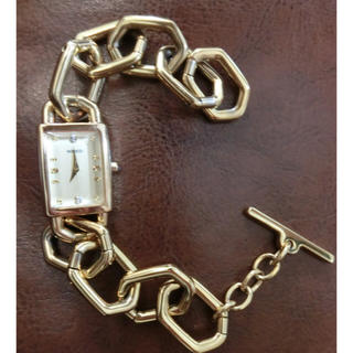メゾンドリーファー(Maison de Reefur)の梨花(りんか)×WIRED fワイアードエフ 腕時計 ゴールド(腕時計)