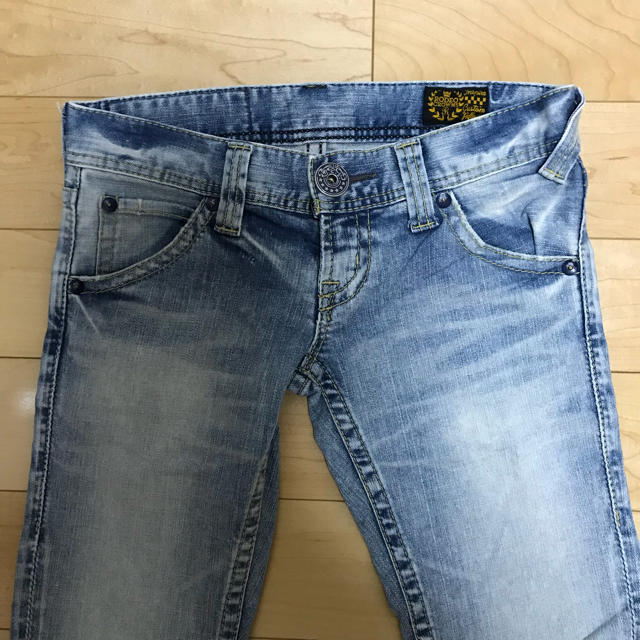 RODEO CROWNS(ロデオクラウンズ)のロデオクラウンズ    スキニージーンズ  size25   N13 レディースのパンツ(スキニーパンツ)の商品写真