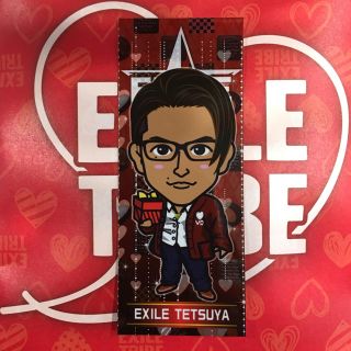 エグザイル トライブ(EXILE TRIBE)のTETSUYA 千社札 バレンタインver.ステッカー(ミュージシャン)