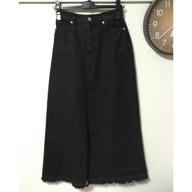 デニムロングスカート レディースのスカート(ロングスカート)の商品写真