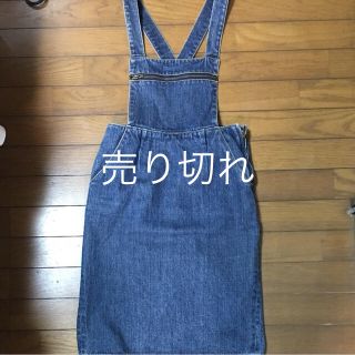 マウジー(moussy)のmoussy  デニムサロペットスカート(サロペット/オーバーオール)