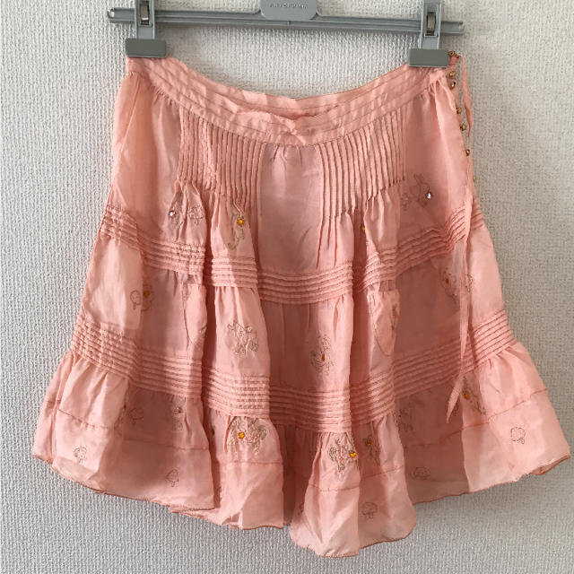 franche lippee(フランシュリッペ)のシェリーラファム♡シルク刺繍スカート♡フランシュリッペ  レディースのスカート(ミニスカート)の商品写真