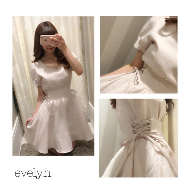 evelyn(エブリン)のevelyn レディースのワンピース(ひざ丈ワンピース)の商品写真