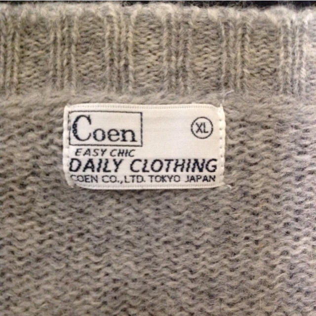 coen(コーエン)のコーエン グレーセーターXL メンズのトップス(ニット/セーター)の商品写真