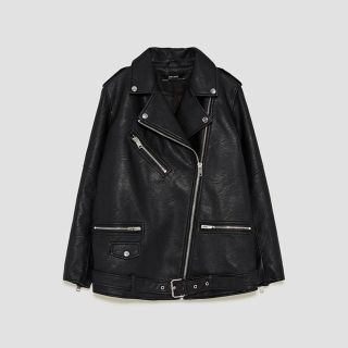 ザラ(ZARA)のキマル、一枚♡ ZARA 新品 レザージャケット ライダース(ライダースジャケット)