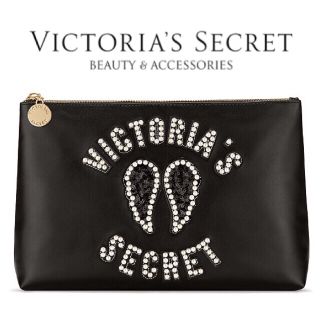 ヴィクトリアズシークレット(Victoria's Secret)のラスト一点！VSパールパッチワークポーチ型クラッチバッグ(クラッチバッグ)