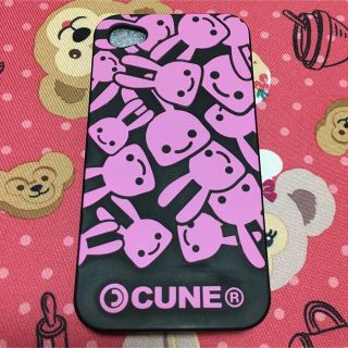 キューン(CUNE)の【値下げ】iPhone 4S スマホケース CUNE うさぎ 中古(iPhoneケース)