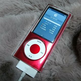 アップル(Apple)の【中古】iPod nano 第5世代【8㌐Red】(ポータブルプレーヤー)