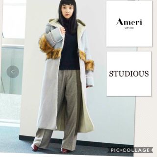 アメリヴィンテージ(Ameri VINTAGE)の【新品】Ameri  《STUDIOUS別注》ファードッキングムートンコート(ムートンコート)