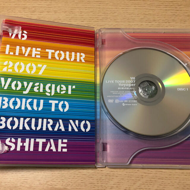 V6(ブイシックス)のV6 LIVETOUR2007 Voyager エンタメ/ホビーのDVD/ブルーレイ(ミュージック)の商品写真