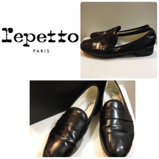 レペット(repetto)の定価3.6万♡repetto♡ブラックレザー  ローファー♡(ローファー/革靴)