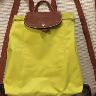 ロンシャン(LONGCHAMP)のロンシャン リュック からし色(リュック/バックパック)