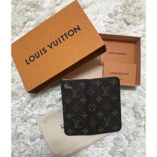 ルイヴィトン(LOUIS VUITTON)のルイヴィトン LOUIS VUITTON iPhoneケース ブラウン(iPhoneケース)