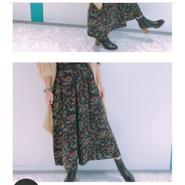 Ciaopanic(チャオパニック)のCIAOPANIC 花柄プリントスカーチョ 新品 レディースのスカート(ロングスカート)の商品写真
